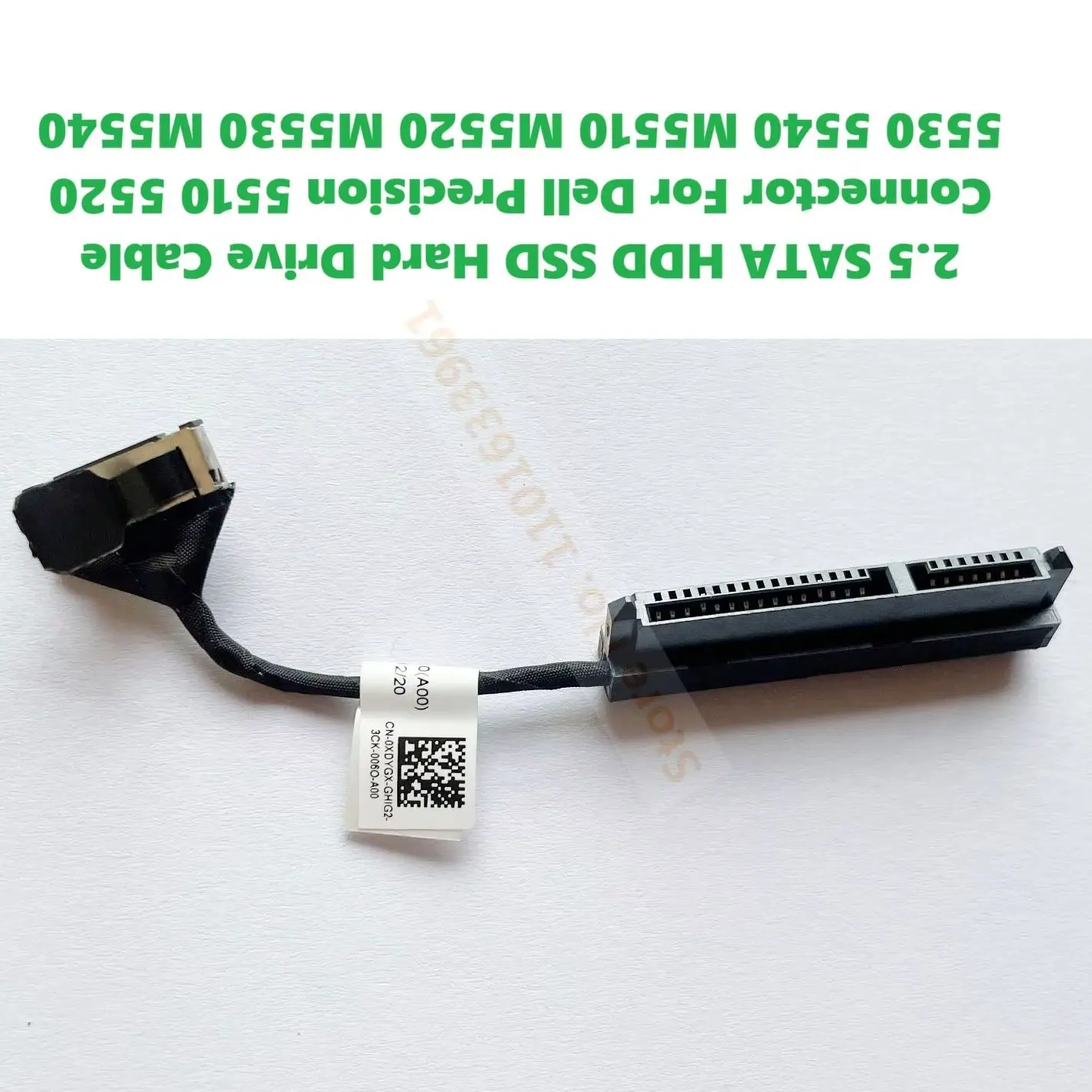 

New Replacement 2.5 Inch SATA HDD SSD Hard Drive Cable Connector For Dell Precision 5510 5520 5530 5540 M5510 M5520 M5530 M5540
