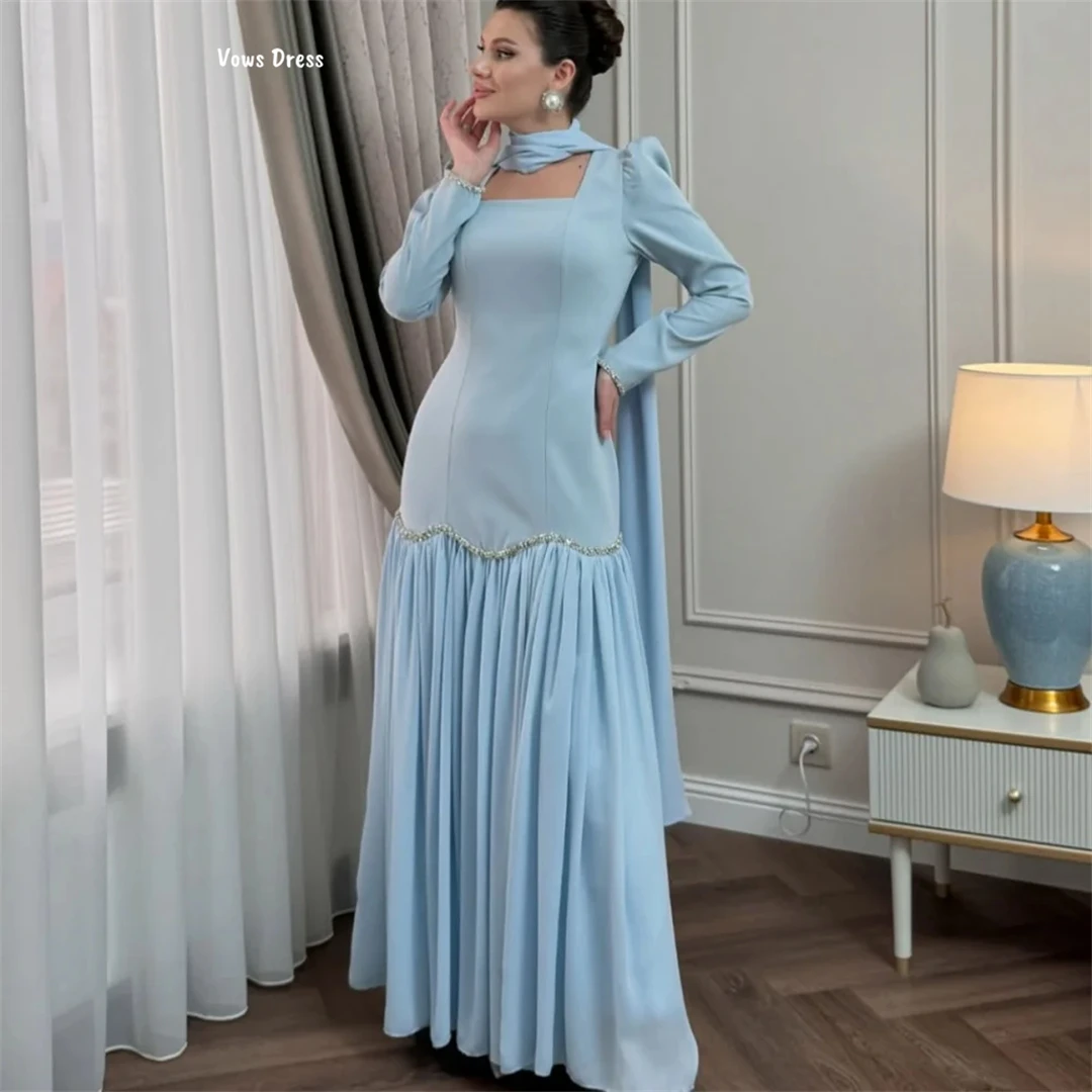 Vows Chiffon Robes De Cocktail Dresses for Special Occasions Luxurious Party Dresses Luxury Square Leader Custom Made Gala Dress