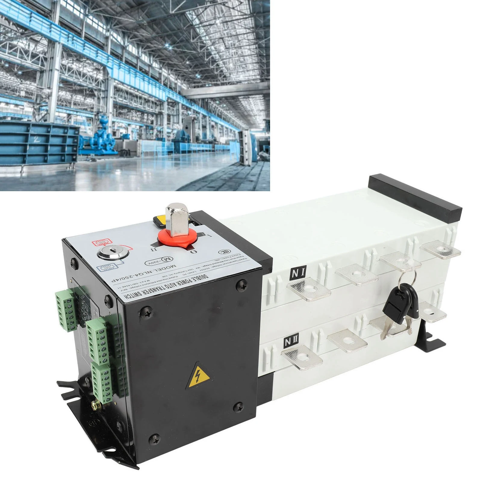 

Transfer Short Circuit AC400V Dual Power Automatic Transfer Overload Isolated PC for Home