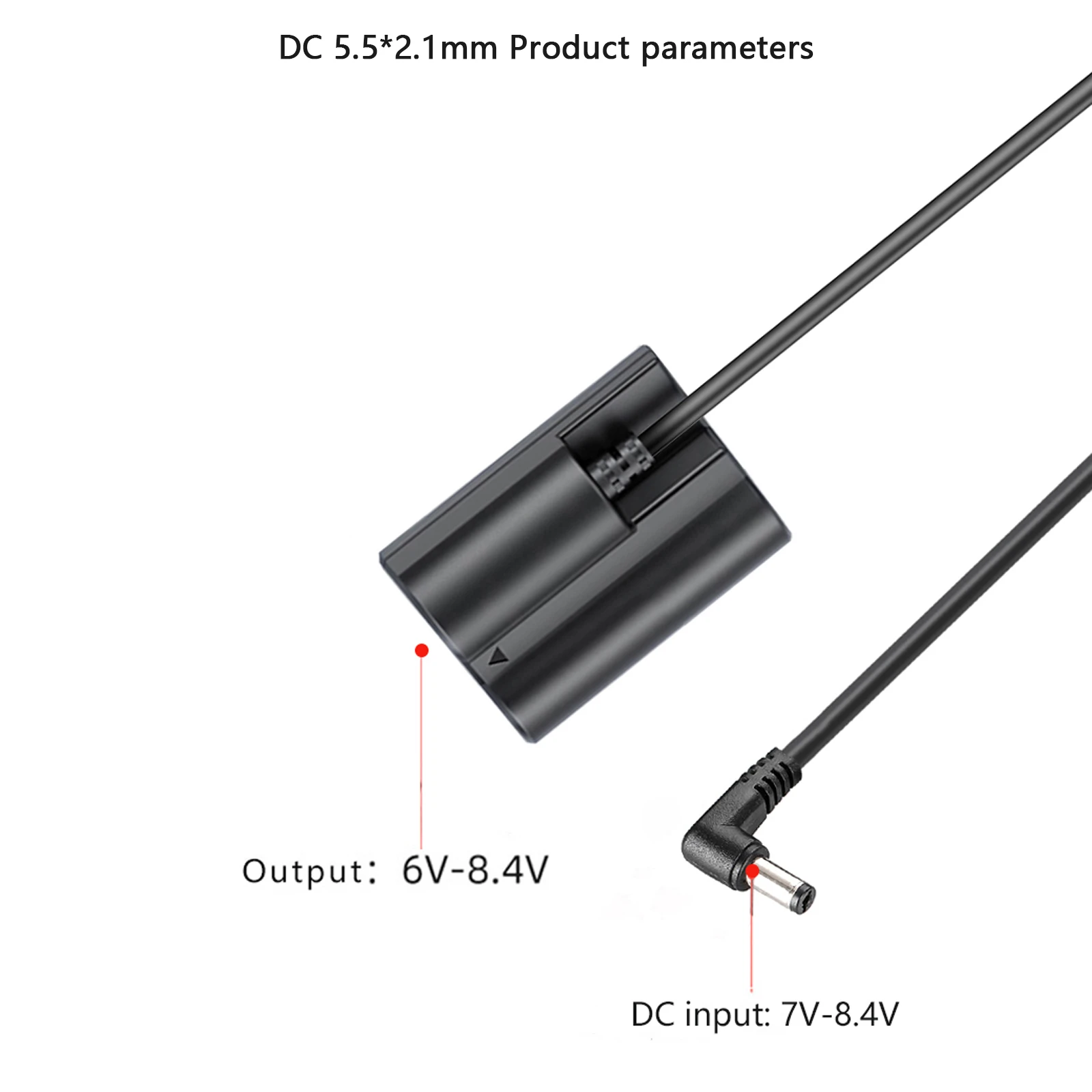 D-Tap to NP-W235 Dummy Battery DC Power Adapter Compatible For Fujifilm GFX 50S II / 50SII GFX 100S X-H2S / XH2S X-T4 / XT4 X-T5