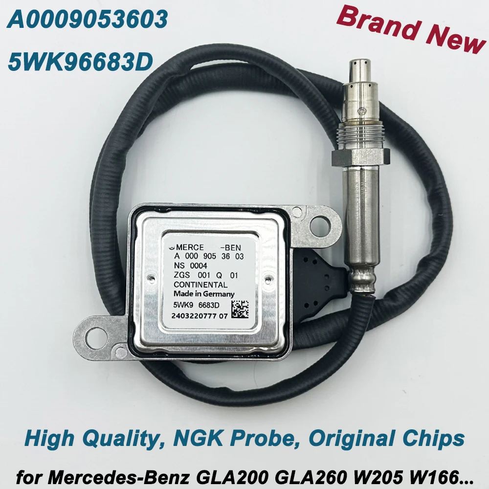 

N-GK Probe A0009053603 5WK96683D 0009053603 High Quality Chips NOX Sensor For Mercedes-Benz W205 W166 GLE350 GLE400 ML350 CLA350