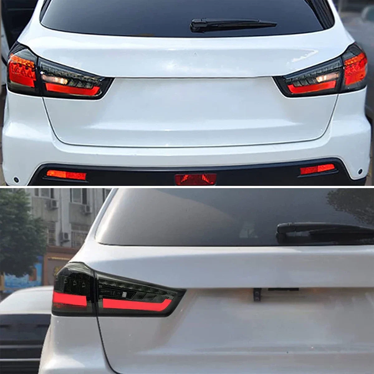 Car Styling Tail Lamp Assembly For Mitsubishi ASX / Out Lander Sports Taillights 2012-2018 Upgrade to NEW Dynamic LED Taillights