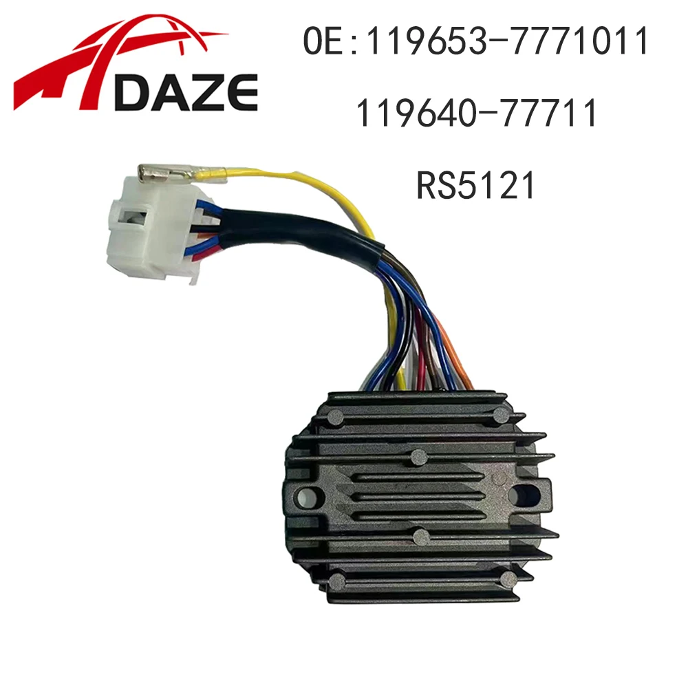 

DAZE 119653-7771011 119640-77711 RS5121 Motorcycle Voltage Regulator Current Rectifier For Komatsu Yanmar