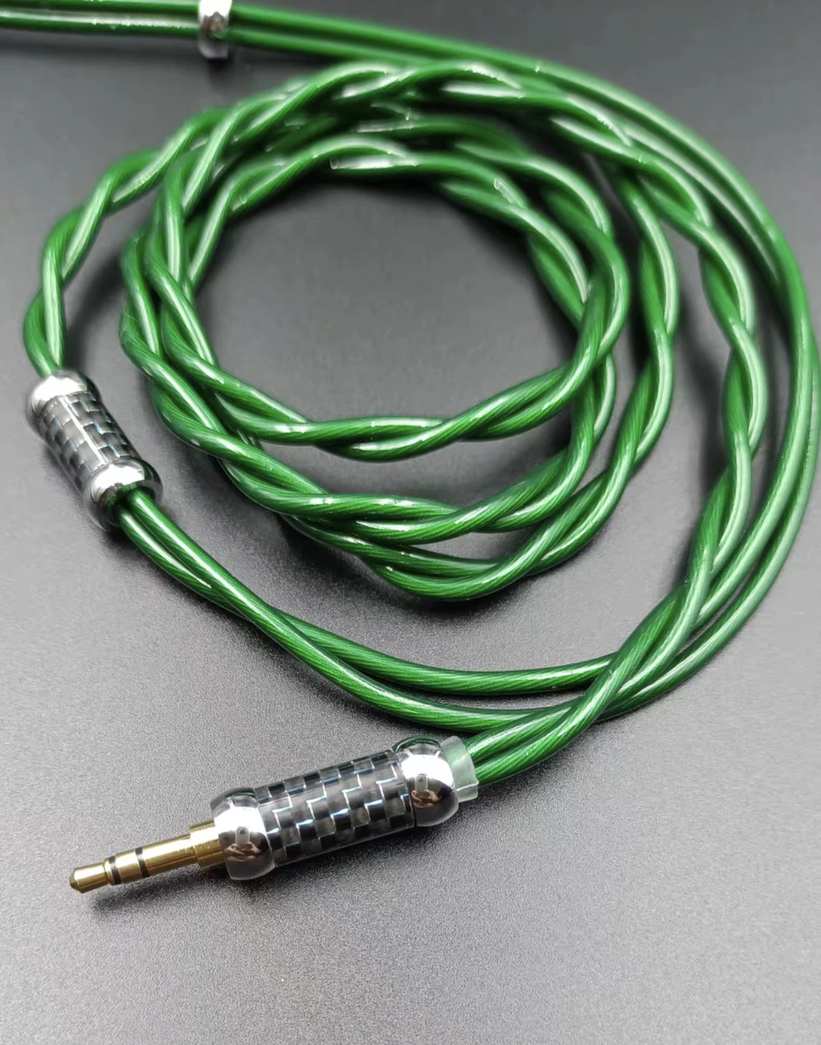 litz 2 share twisted Single crystal copper coaxial shield 610 core MMCX cable type 6 four colors