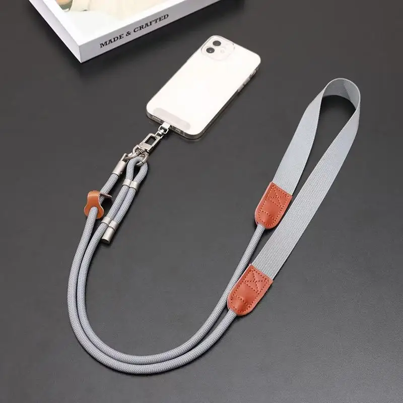 150cm Adjustable Upgraded Widened Shoulder Mobile Phone Lanyard Camera Rope High-end Decompression Phone Hanging Rope