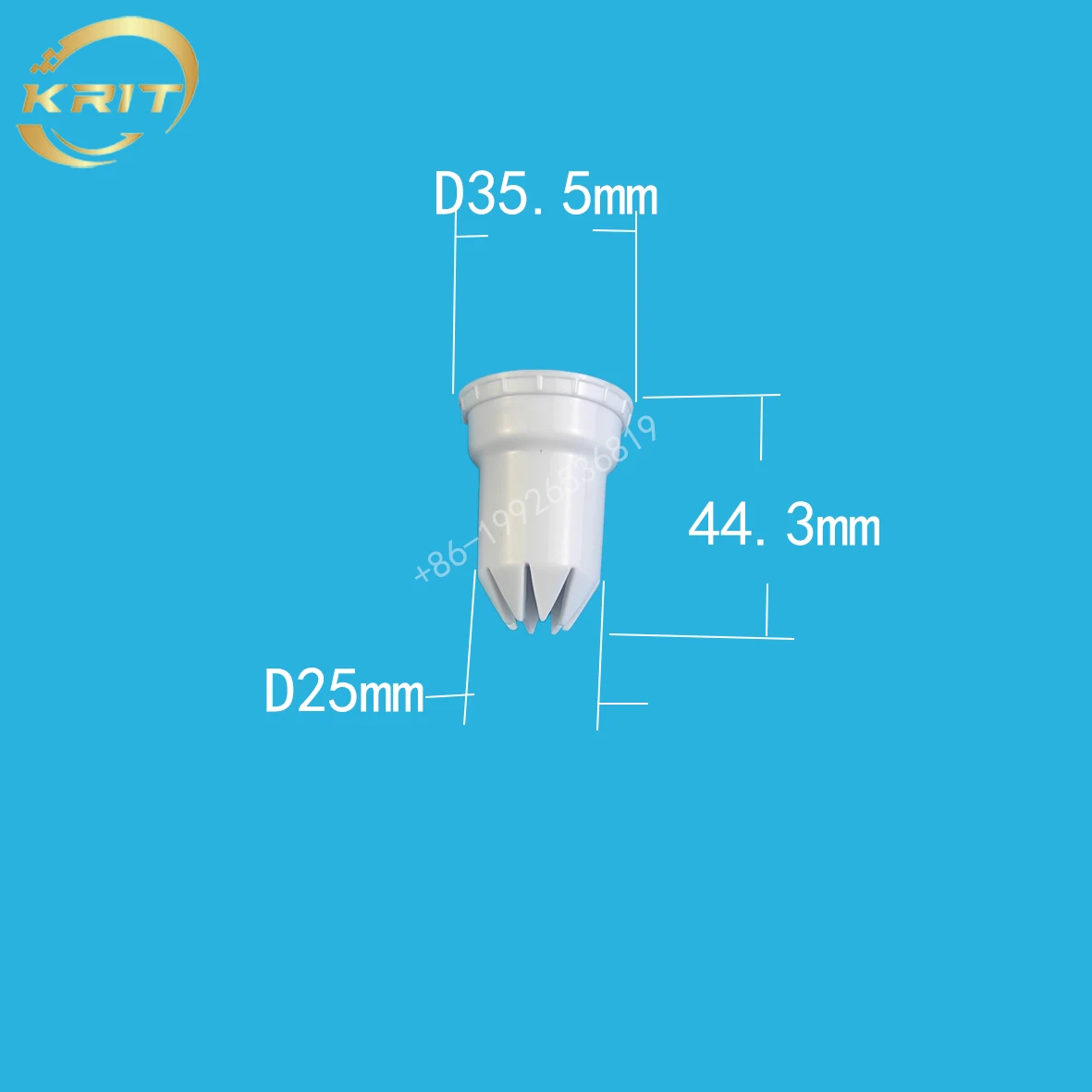 35.5 x 44.3mm Mini Size Snow Nozzles Replacement Modeling Lids Spare Parts For GUANGLI Soft Serve Ice Cream Machines 1pc