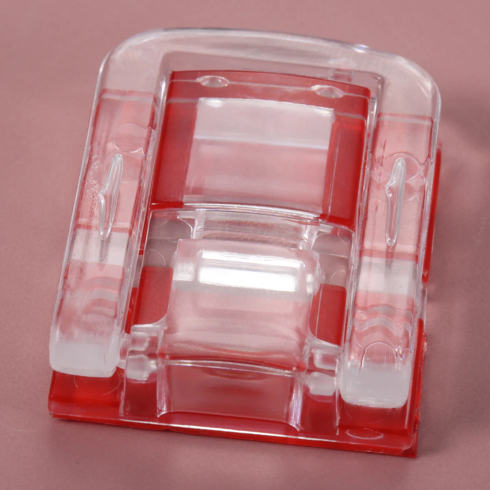 10 Sets Mini Self-adhesive Transparent Acrylic Hasp Lock Buckle Concealed Safe Locking for Jewelry Box Wine Case Furniture Decor