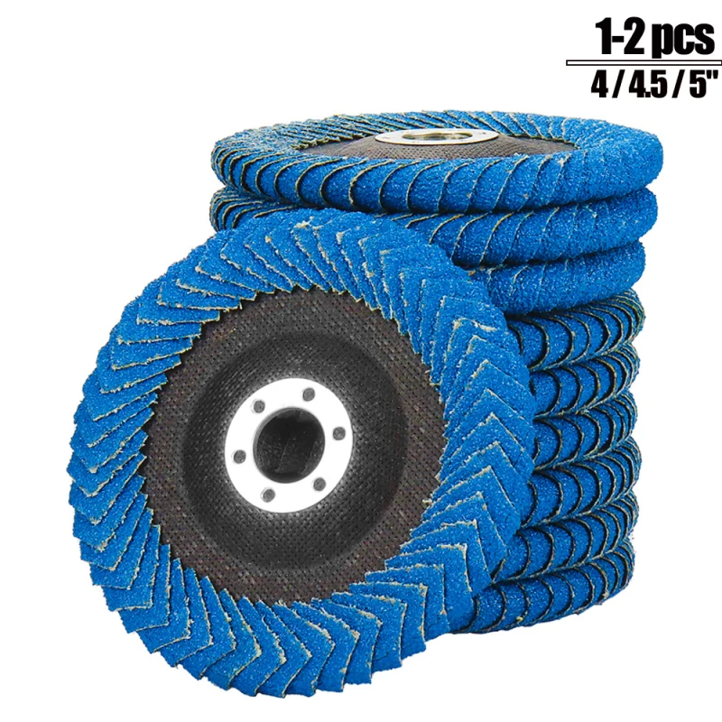 100/115/125mm Polishing Flap Disc Angle Grinder Sanding Wheel for Woodworking Sharpening Metal Deburring Rust Removal