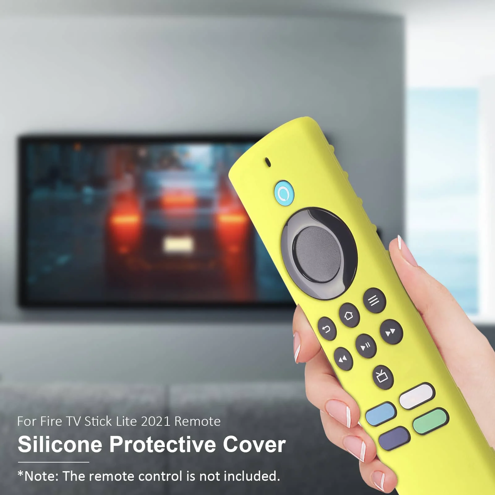 Silicone Case ForAmazon Fire-TV Stick Lite Remote Control Shockproof Anti-Slip Replacement for Fire-TV Stick Lite 2021