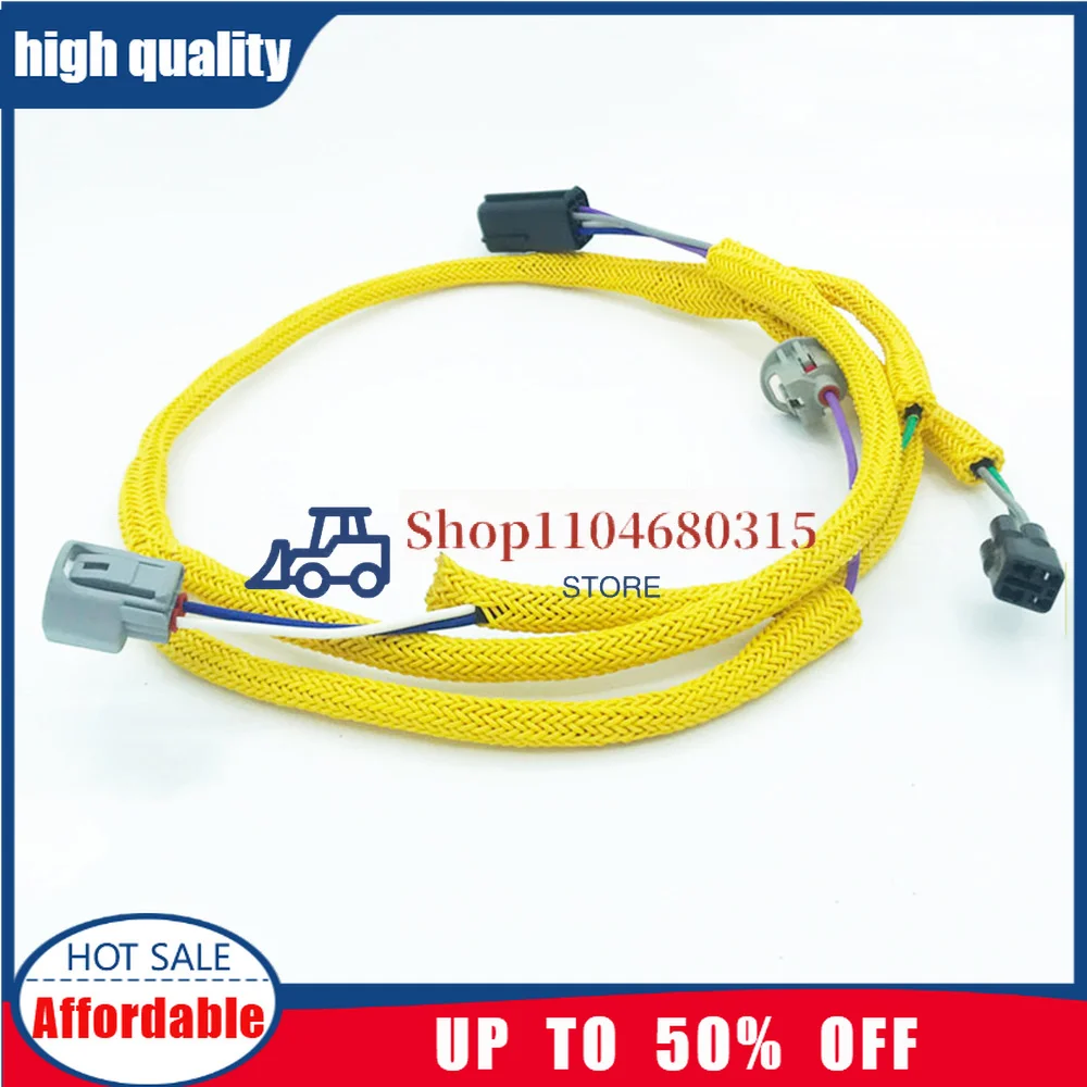 SK200/210/250/260-8 Super 8 Excavator Parts For Kobelco Generator Wiring Harness J05E Engine Water Temperature Cable Plug