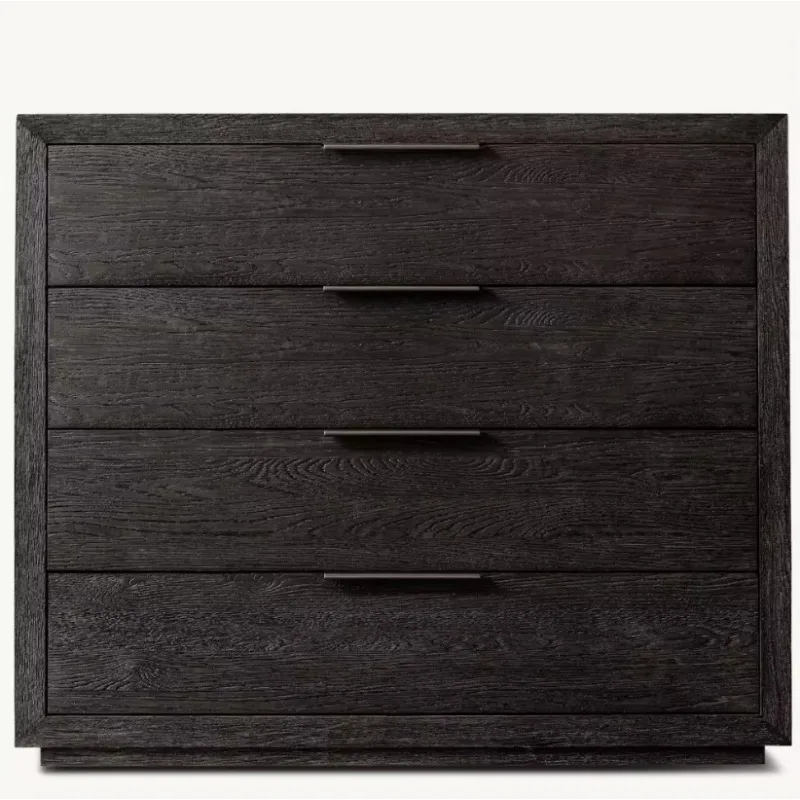 Solid wood high-end luxury series designer drawer cabinet-4 drawer cabinet-exquisite drawer cabinet
