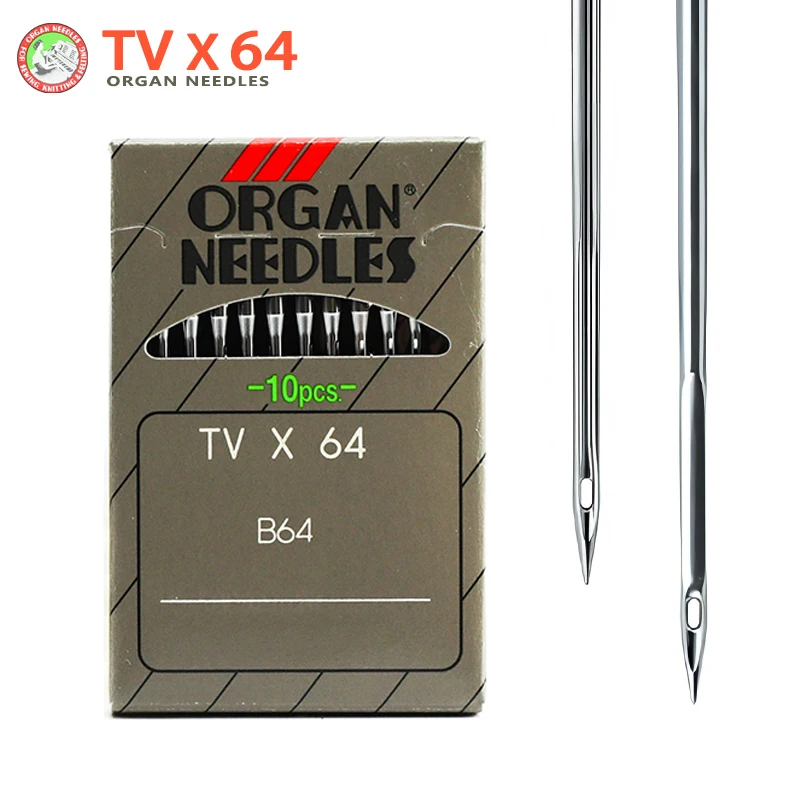 

100 PCS TVx64 ORGAN Sewing Machine Needles For Double Needle Chainstitch Flatbed Sewing Machine B64 UY192