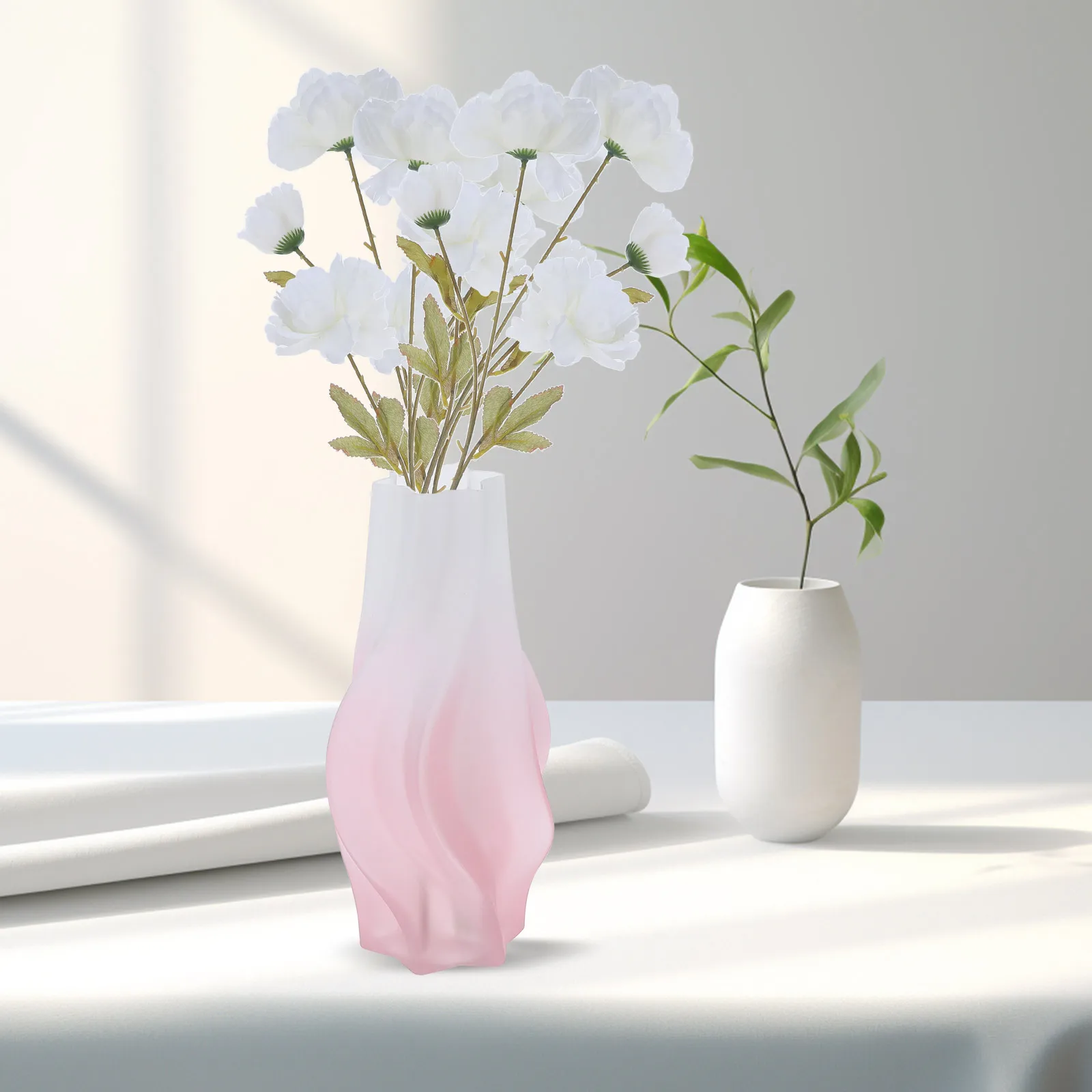

5 Pcs Artificial Peony Flower Fake Flowers for Decor With Stem Arrangement Silk Cloth Delicate Bouquets Decors Bride