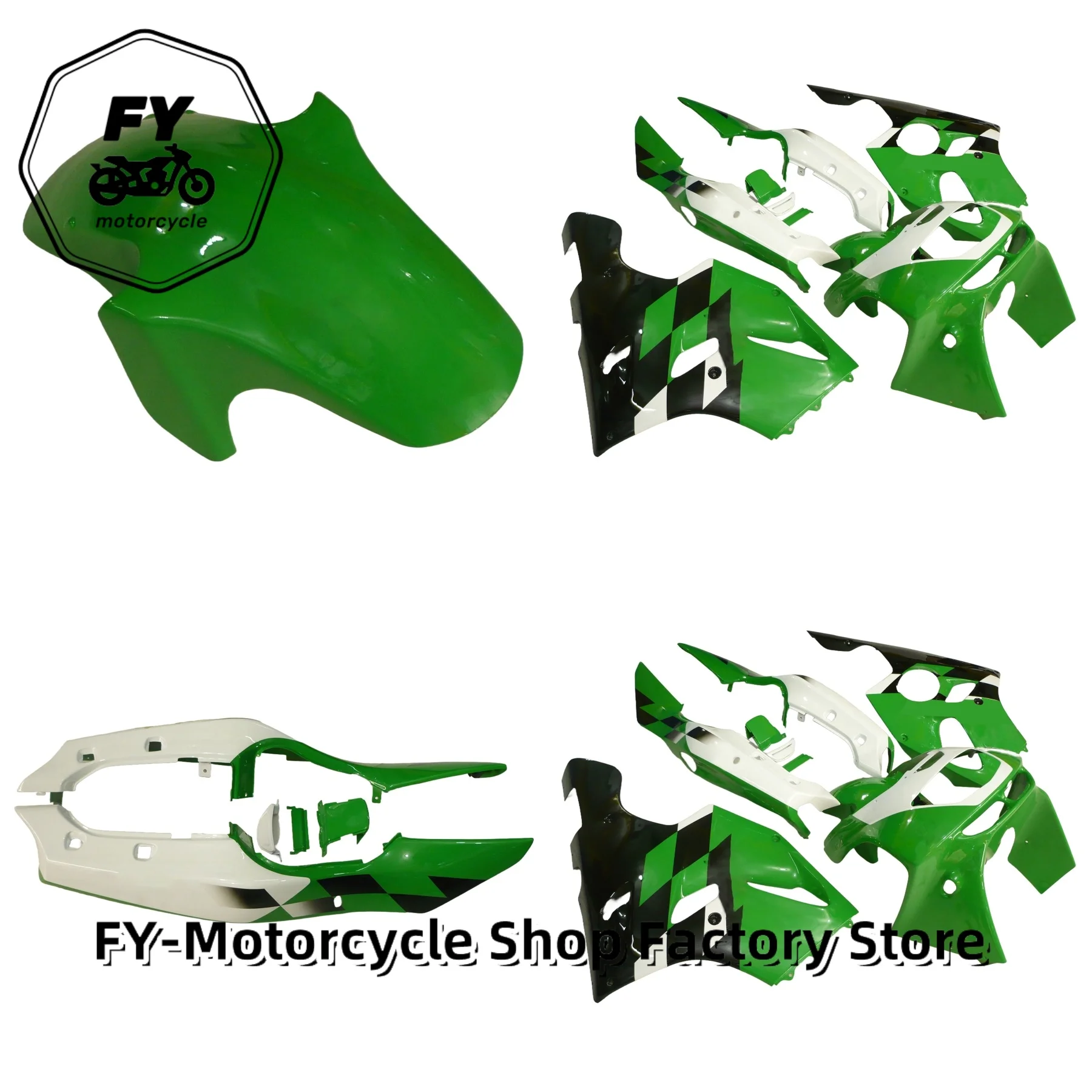 Injection Mold ABS Full Fairing Kit For Kawasaki ZX-6R 94 95 96 97 Ninja ZX6R 1994-1997 Motorcycle Bodywork Cowling Set