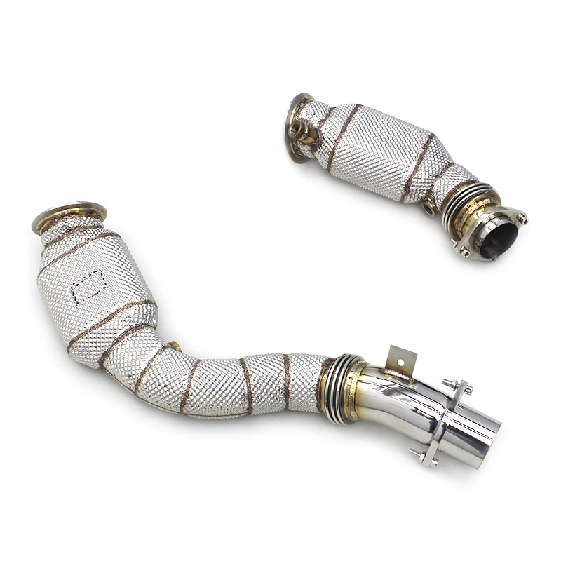 

High Flow Catted Downpipe Stainless Steel Exhaust Downpipe For BMW M3/M4 F80/F82/F83 S55 3.0T 2014-2019 Car Exhaust System