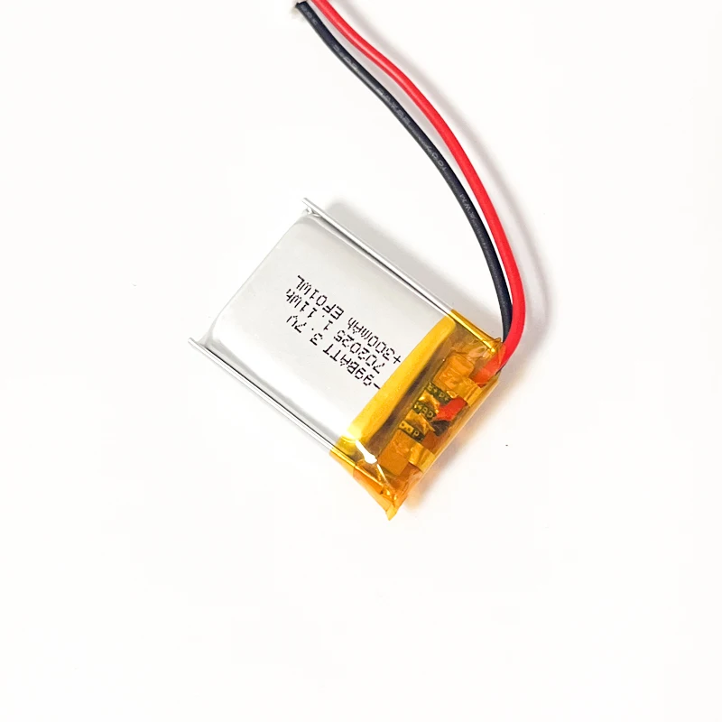 702025 300mAh 3.7V Polimerowa Bateria Litowa Li-Po Akumulator do Słuchawek Bluetooth Głośnika Myszki Bezprzewodowej MP3/MP4 — zdjęcie produktu 3