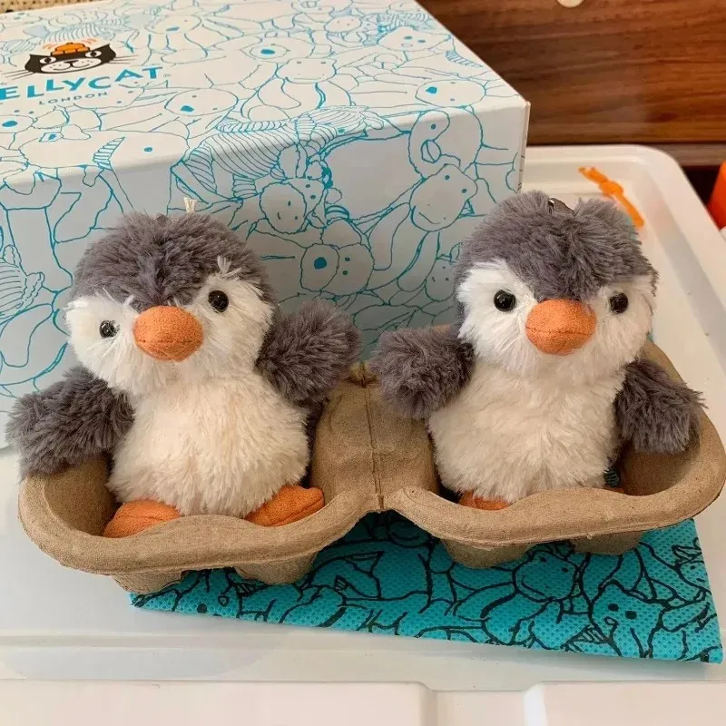 جديد البطريق حقيبة الديكور ألعاب من نسيج مخملي هدية المفاتيح لطيف دمية قلادة جميلة البطريق الدمى عطلة عيد ميلاد Gif