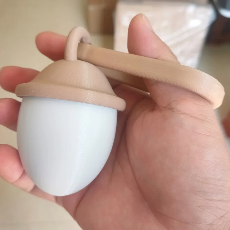 Game Legends Zeldaed Korok Acorn Lamp Pendant Keychain 49x76mm Button Cell 3D Printing Acorn Lamp Light Decoration Fans Gift