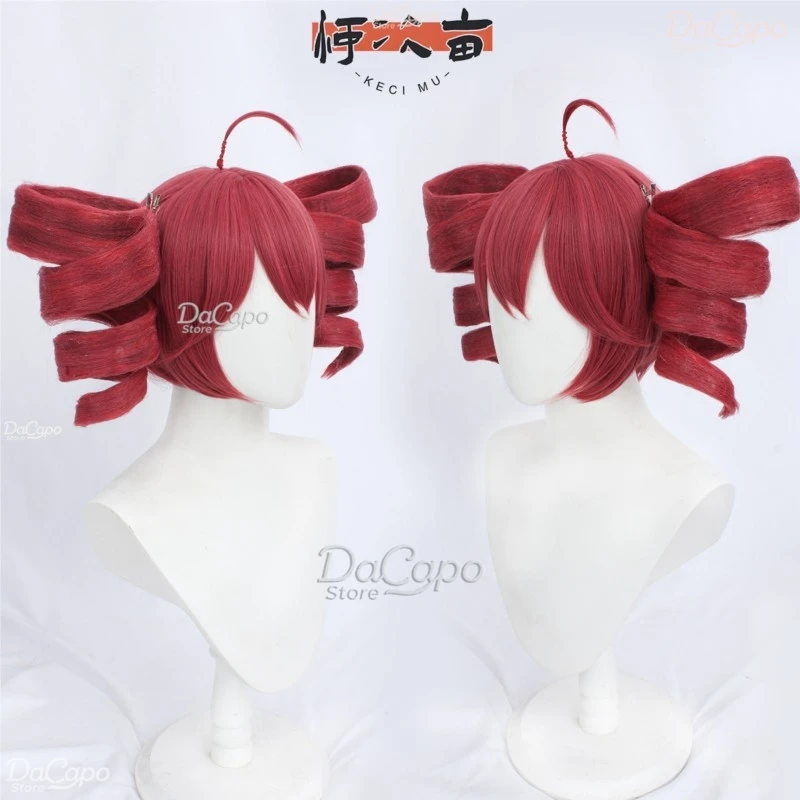 6 Styles Kasane Teto Anime Cosplay Wig full style Women Pink Red Ponytail High Heat Resistant Teto Wig Long Curly Ponytail view 3