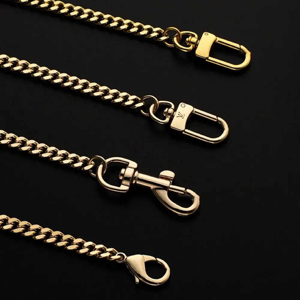 40/60/90cm Metall kette Umhängetasche Riemen Handtasche Griffe DIY Geldbörse Ersatz lange Perlenkette Umhängetasche Gurte Ketten gürtel – Detail 7