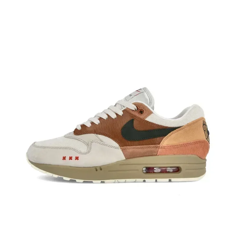 Nike Air Max 1 Amsterdam Cv1638-200 Low-Top Wear-Resistant Comfortable  Sports Air Cushion Shoes