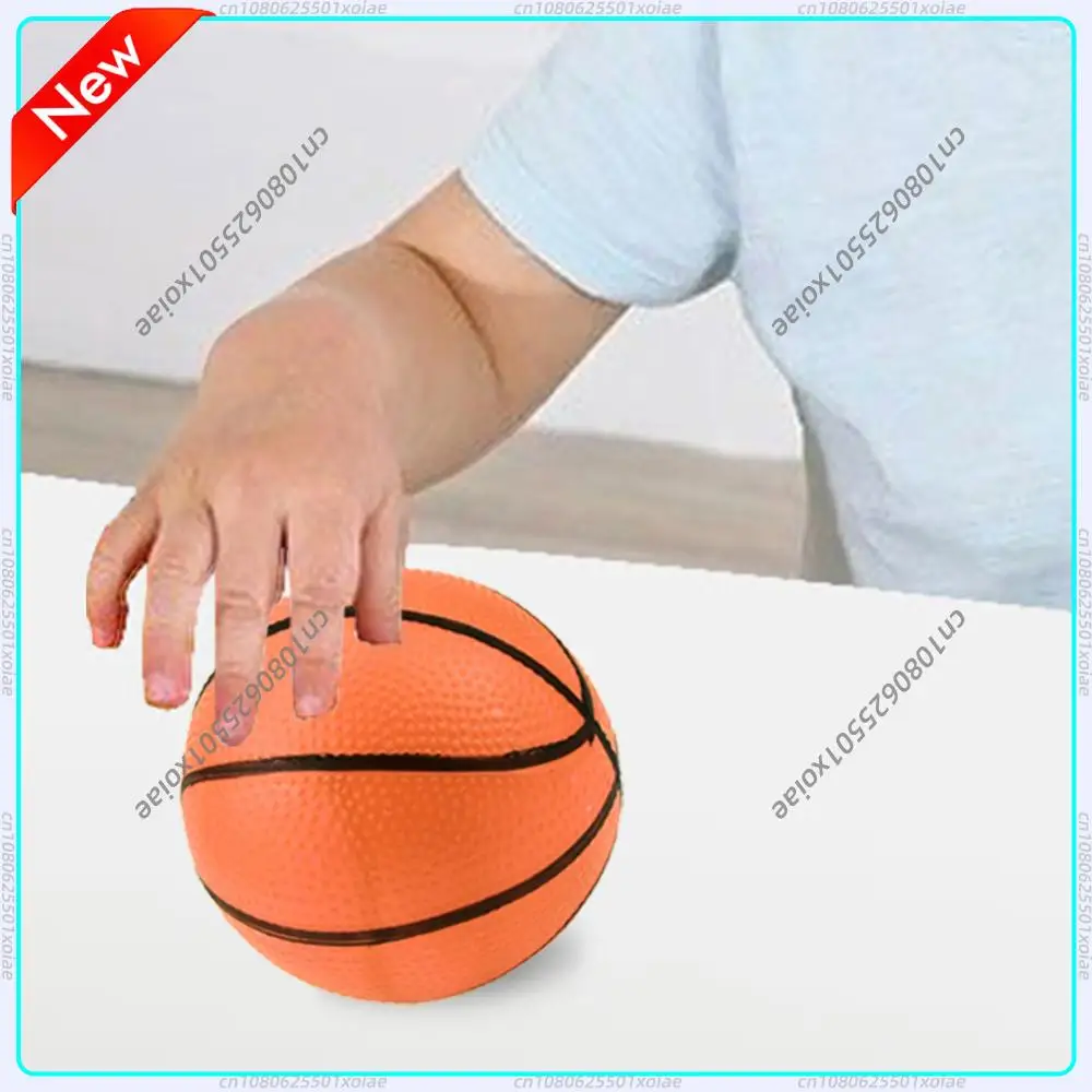 

10Pcs 10cm Mini Orange Basketballs PVC Small Basketballs Summer Beach Basketball Inflatable Beach Balls for Parent-Child Games