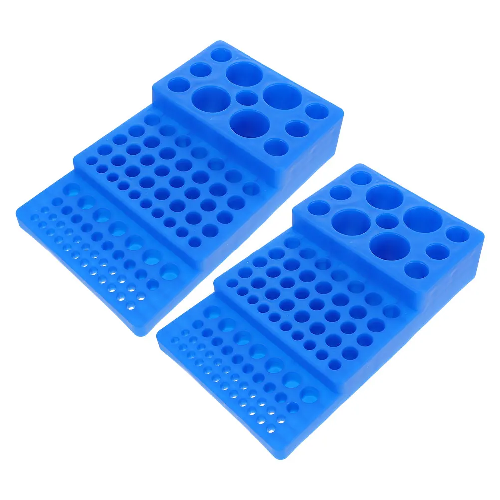 

2 Pcs Test Tube Rack Microcentrifuge Chemistry Lab Holder Racks Detachable Acrylic Endotracheal Tubes Centrifugal