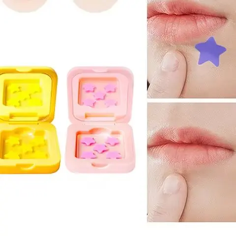 1Box Hydrocolloid Acne Patch Fade Repair Invisible Acne Removal Stickers Concealer Makeup Tool Star With Mirror
