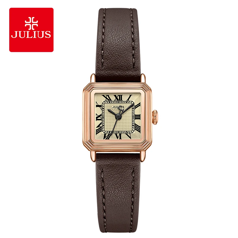 Julius Women's Watch 2025 New Edition Retro Roman Numerals Waterproof Quartz Women's Watch Gifts for Women