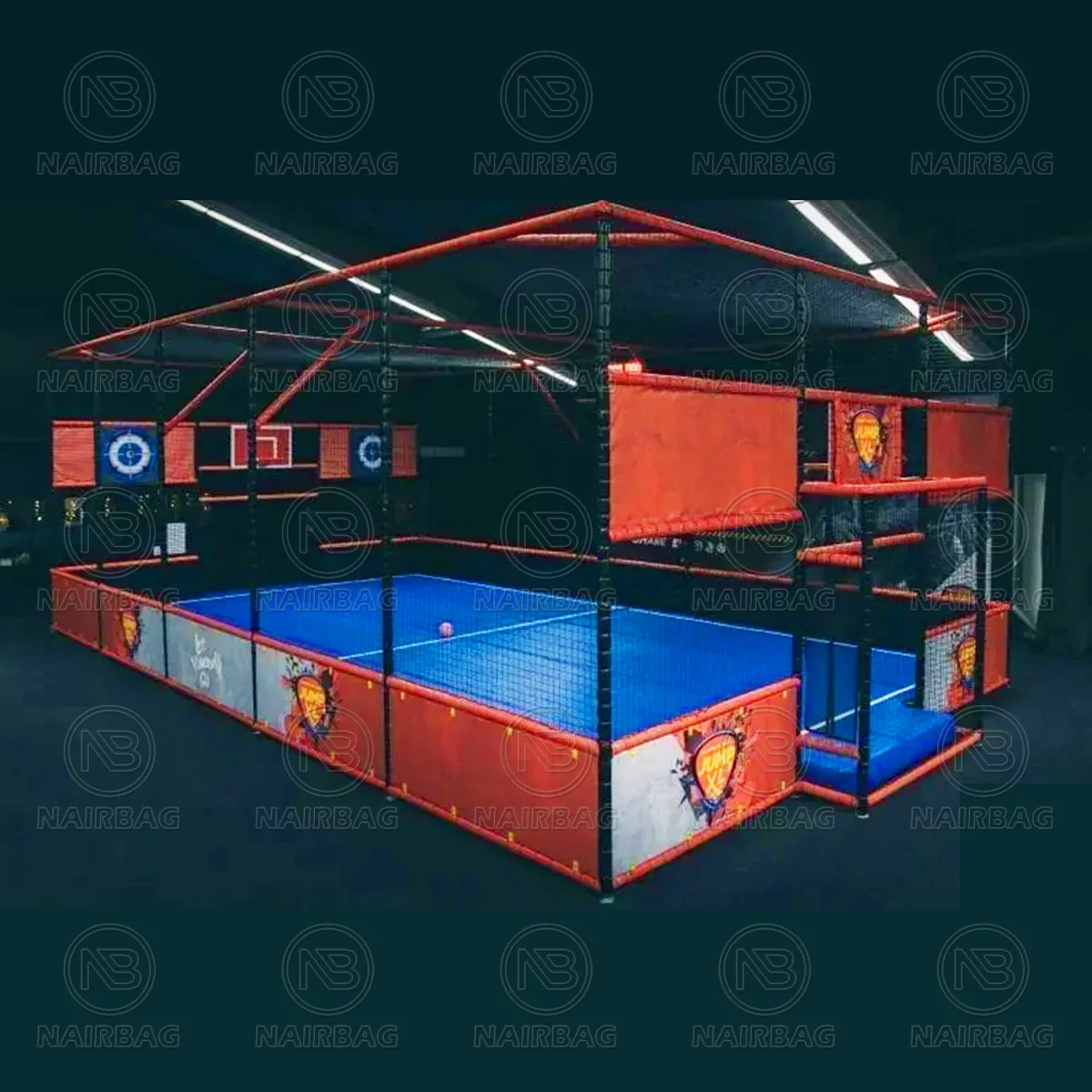 Basketbalveld Luchtmat Outdoor Basketbalveld Vloeren Opblaasbare Air Track Trampoline Grote Airtrack Tumbling Mat