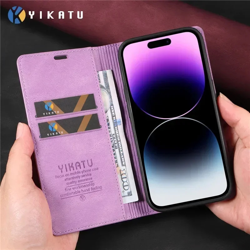 Luxury Wallet Leather Protect Case For OPPO Reno12 F 5G Reno 12F 12 Reno12 Pro 12Pro Reno12F 5G Coque Cases Magnetic Flip Cover