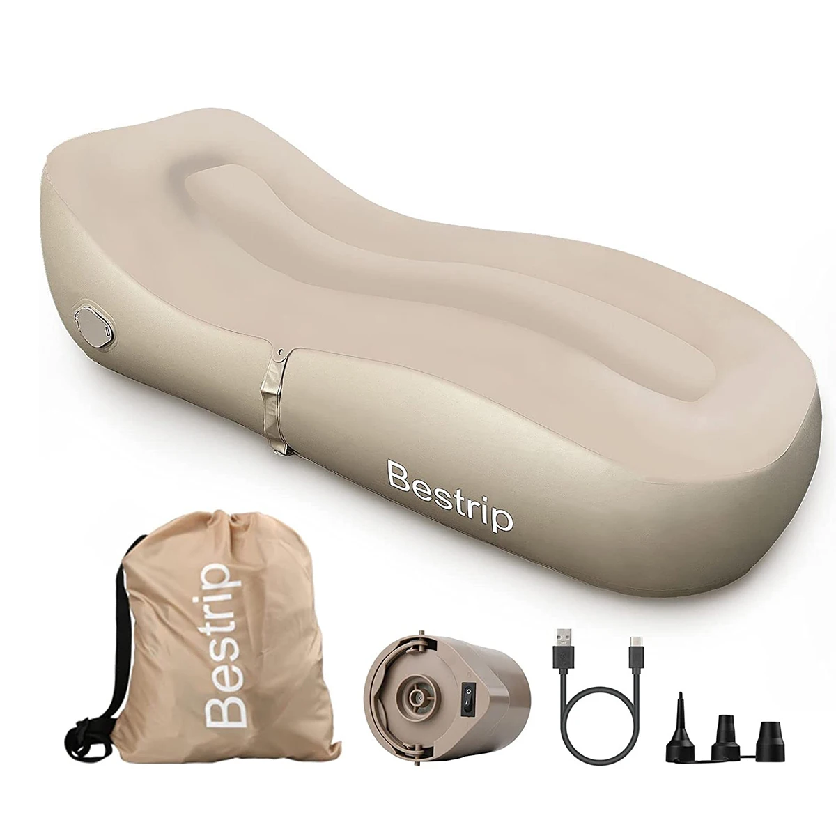 Bestrip-Sofá inflável, colchão de ar, sofá-cama, cadeira do ar, acampamento, piquenique, mobília ao ar livre, quintal, praia, curso