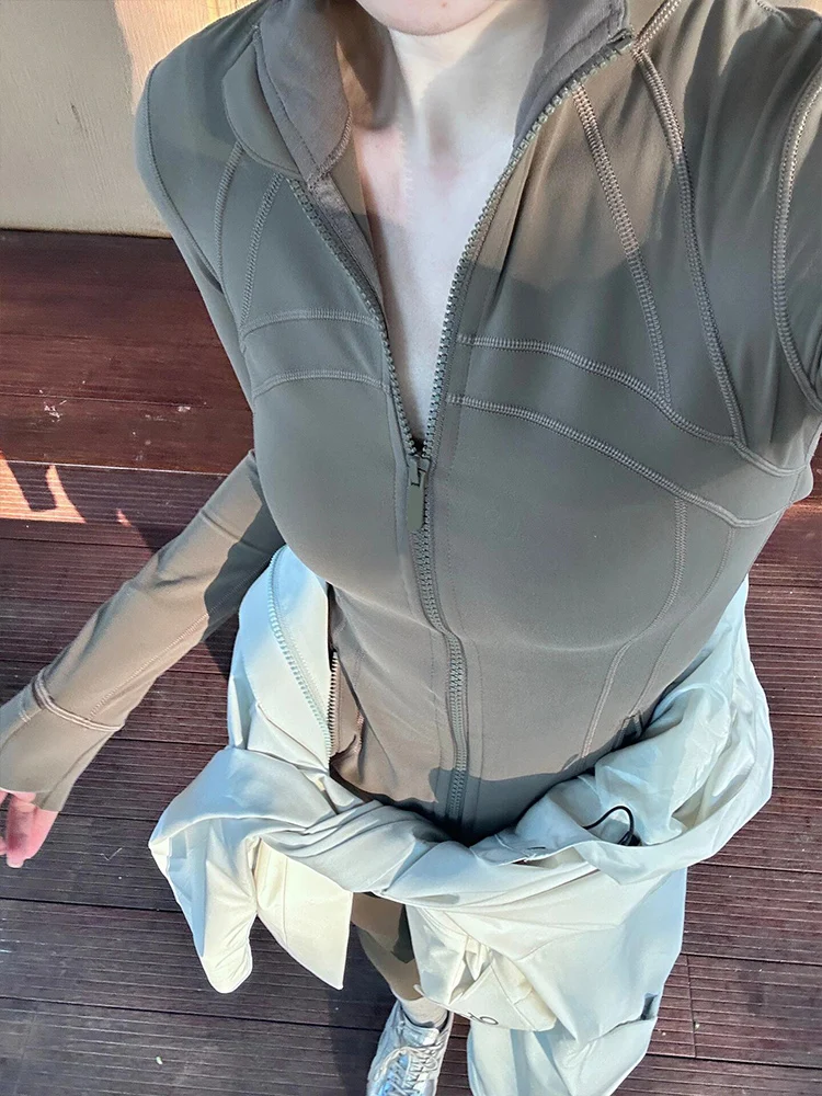 

Fitn Yoga Top Women's Fibone Sun Protection Slim Fit Outerwear Spring Sports Tight Cycling Suit Mountain Climbing Clothes