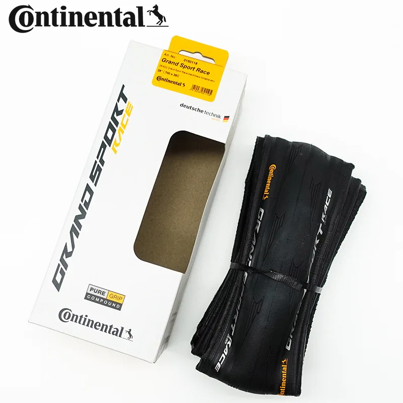 Continental-Pneus de vélo anti-crevaison pliants GRAND SPORT RACE, véritable véhicule de route, niveau de compétition d\'entraînement