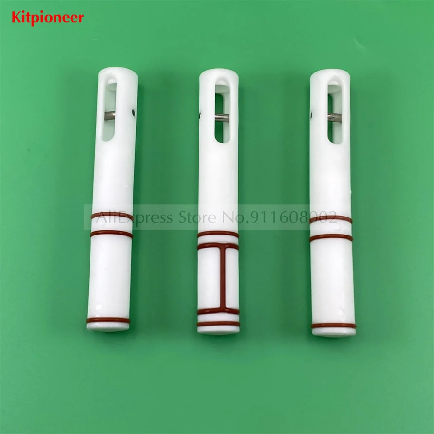 3 Piston Valve Stem Rods Combination Spare Parts With Red Seal Rings Fittings MK Soft Ice Cream Machines 25.6cm Lenght