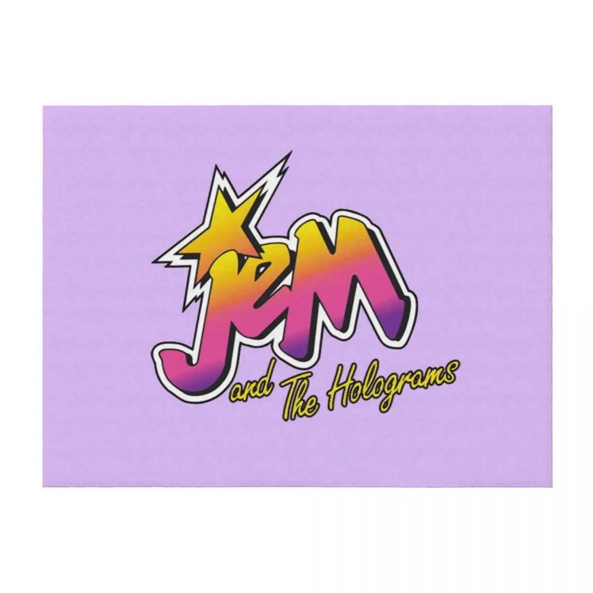 

Jem and the holograms Throw Blanket for winter Blankets Sofas Of Decoration Shaggy Comforter Blankets