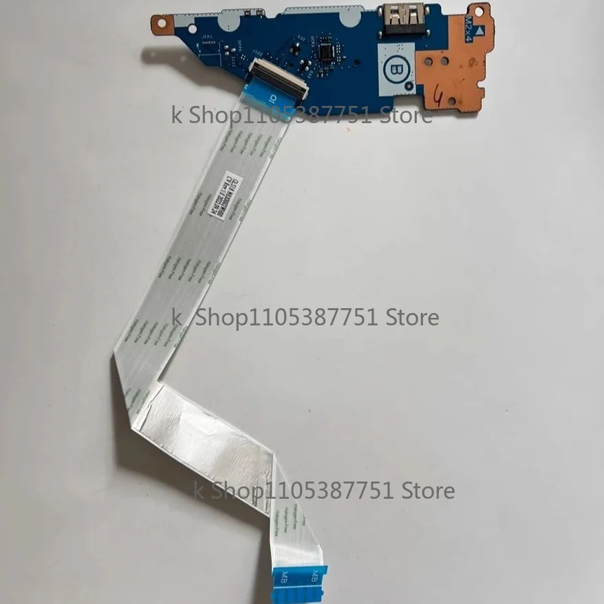 LS-L504P Used FOR LENOVO IdeaPad 1 15ADA7 15AMN7 USB SD CARD POWER BUTTON BOARD W CABLE