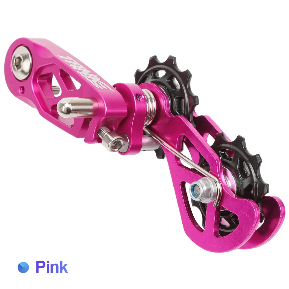 TANKE MTB Dirt Jump Single-Speed Mountainbike Kettenspanner XC DJ AM DH Kettenführung Fahrradzubehör CNC-gefräste Umlenkrolle