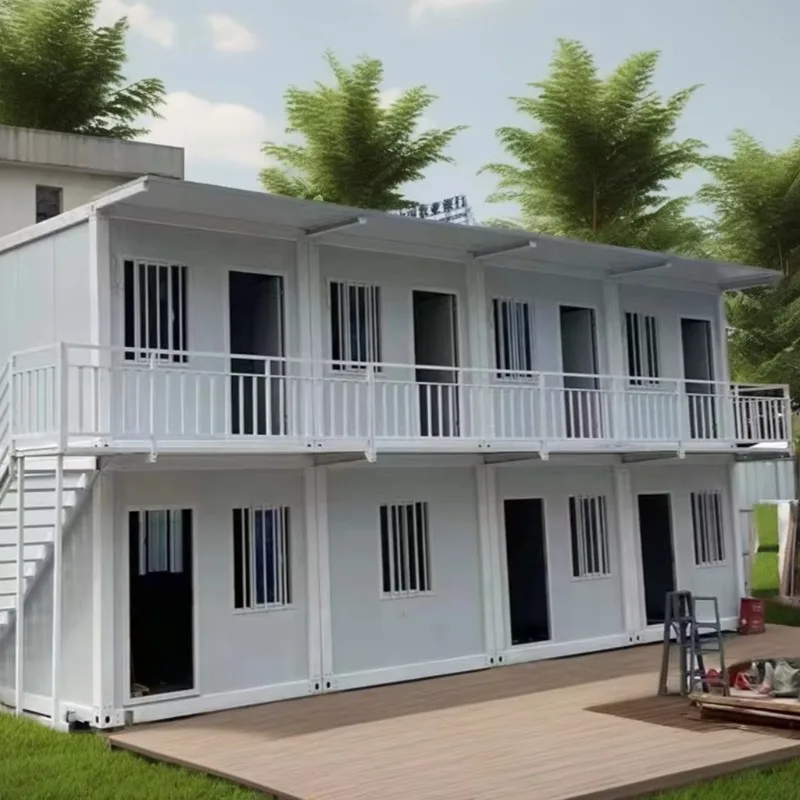 Nuevo producto, casa prefabricada para apartamentos, villa prefabricada popular, contenedor de construcción, habitaciones de hotel con baño