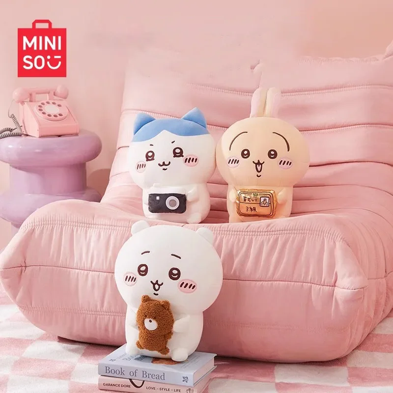 

Miniso аниме персонаж Chiikawa Hachiware Usagi Kawaii Q версия реквизит кукла подвеска День Святого Валентина Девочка День рождения сюрприз подарки