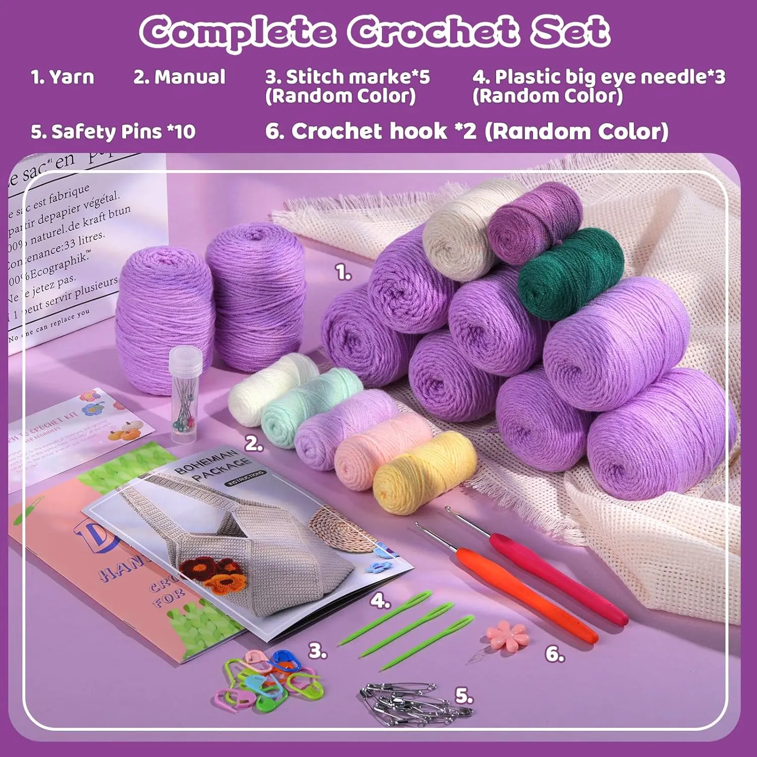 Thumbnail 3 - #4 Crochet Starter Kits Comparison Guide