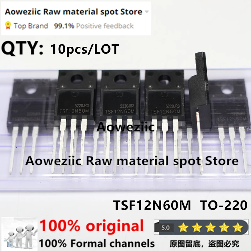 Aoweziic 100% New Imported Original TSF10N60M 10N60 TSF12N60M 12N60 TSF12N65M 12N65 TSF13N50M 13N50 TSF20N60MR 20N60 R TO-220F