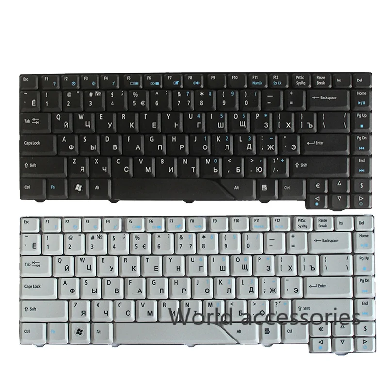 Russian Keyboard for Acer Aspire 5315 6920 MS2220 5312 4730 4730Z ZO1 1641 5930G 4520G 4510 6920G 6935G 4930G 6935 7300 RU