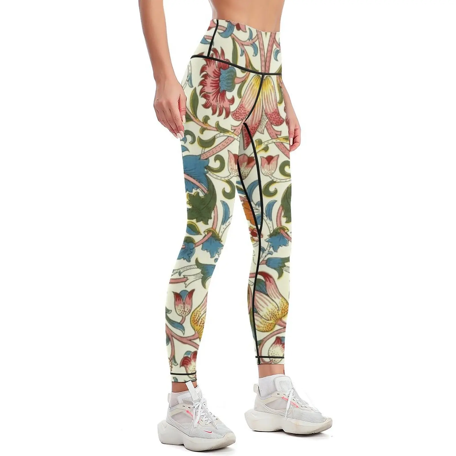 William Morris Lodden Leggings jogging pants joggers for gym clothing Women's sports Womens Leggings