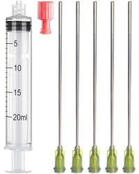 30ml 20ml 10ml Industrial Syringe with Luer Lock Needles 4