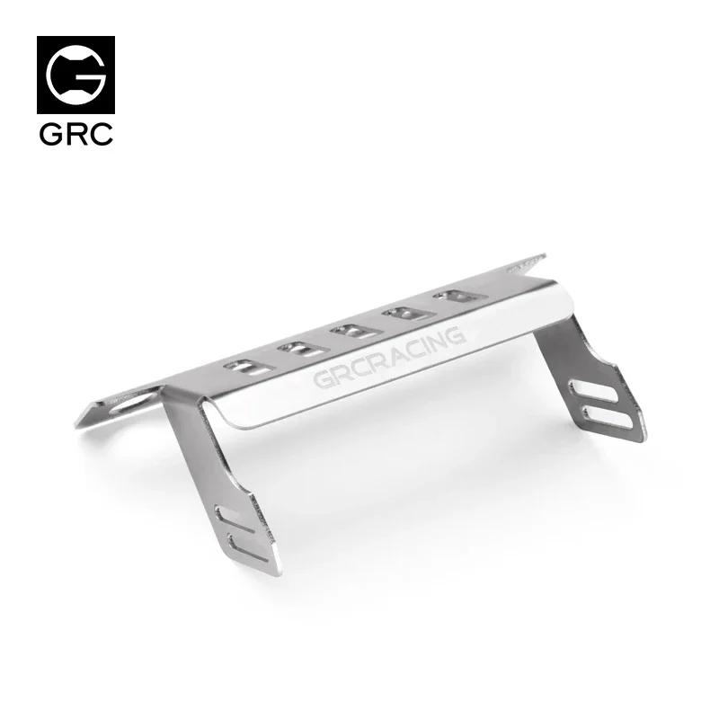 GRC przednia ochrona podwozia płyta ze stali nierdzewnej/pancerz dla 1/10 RC Traxxas TRX-4 Defender cześć zapasowa akcesoria # GAX0106E