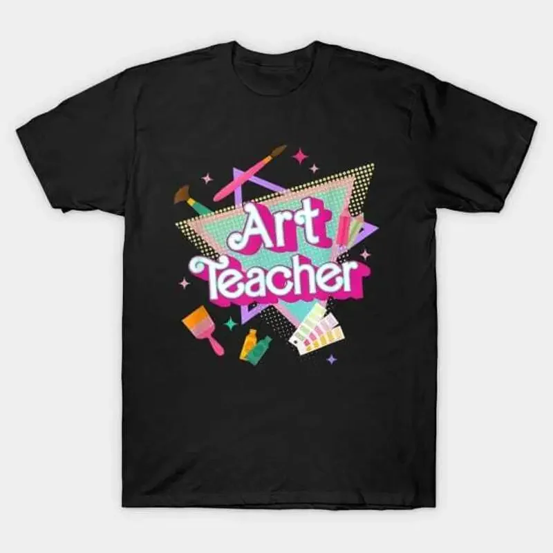 T-shirt style rétro pour professeur d'art, S 5XL, expédition rapide