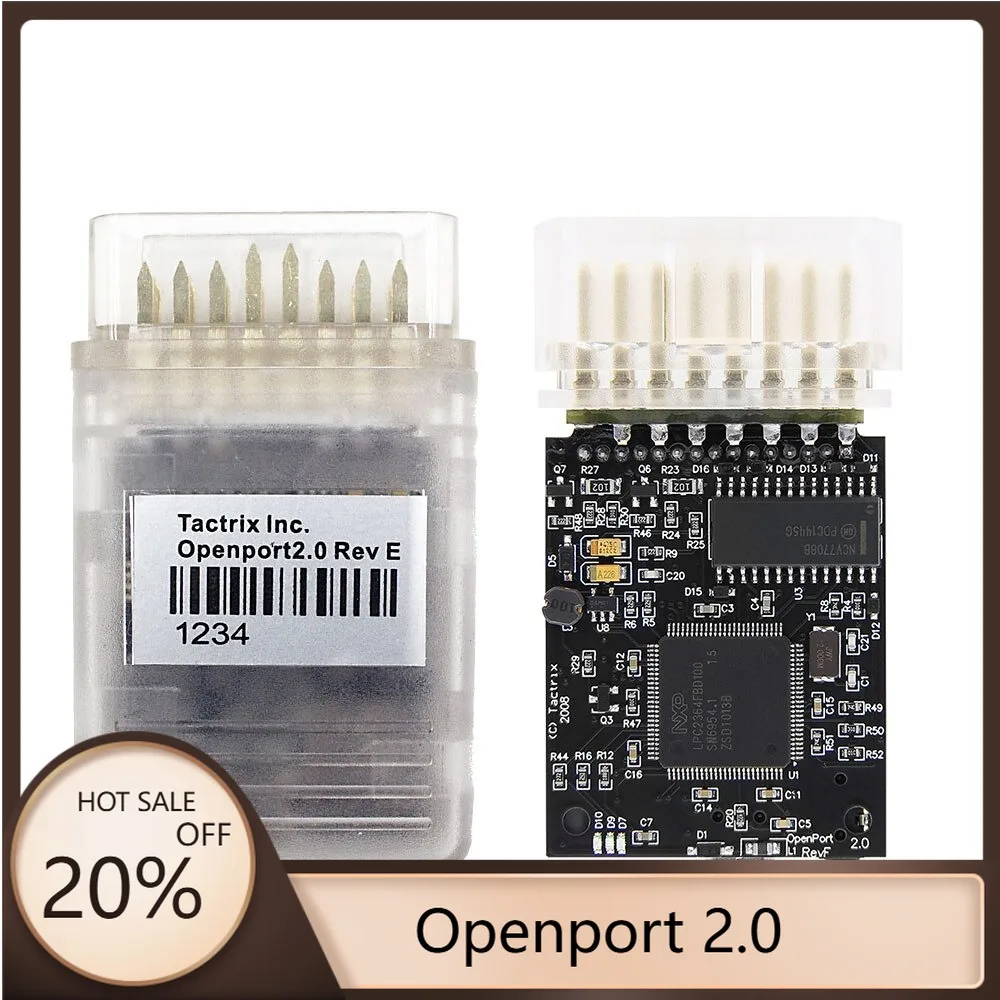 2025 Новейший инструмент для настройки чипа Tactrix Openport 2.0 ECU, открытый порт USB ECU Flash OBD2, разъем OBDII, мультибрендовые автомобили для TI S
