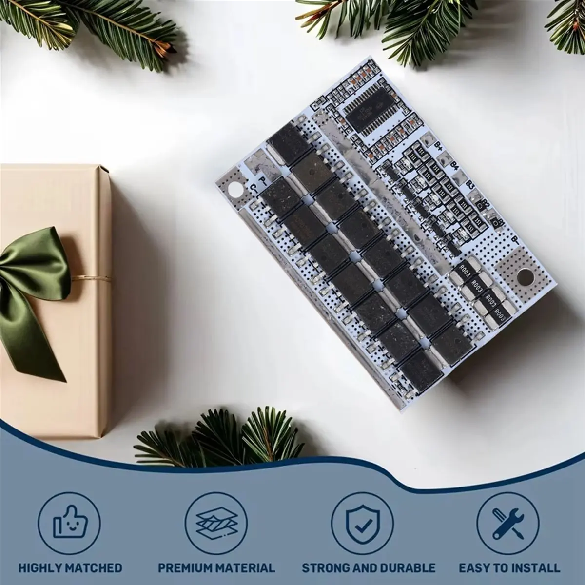 ABQX 3S 12V 100A Li- LMO Ternary Lithium Battery Protection Circuit Board Li-Polymer Balance Charging Module