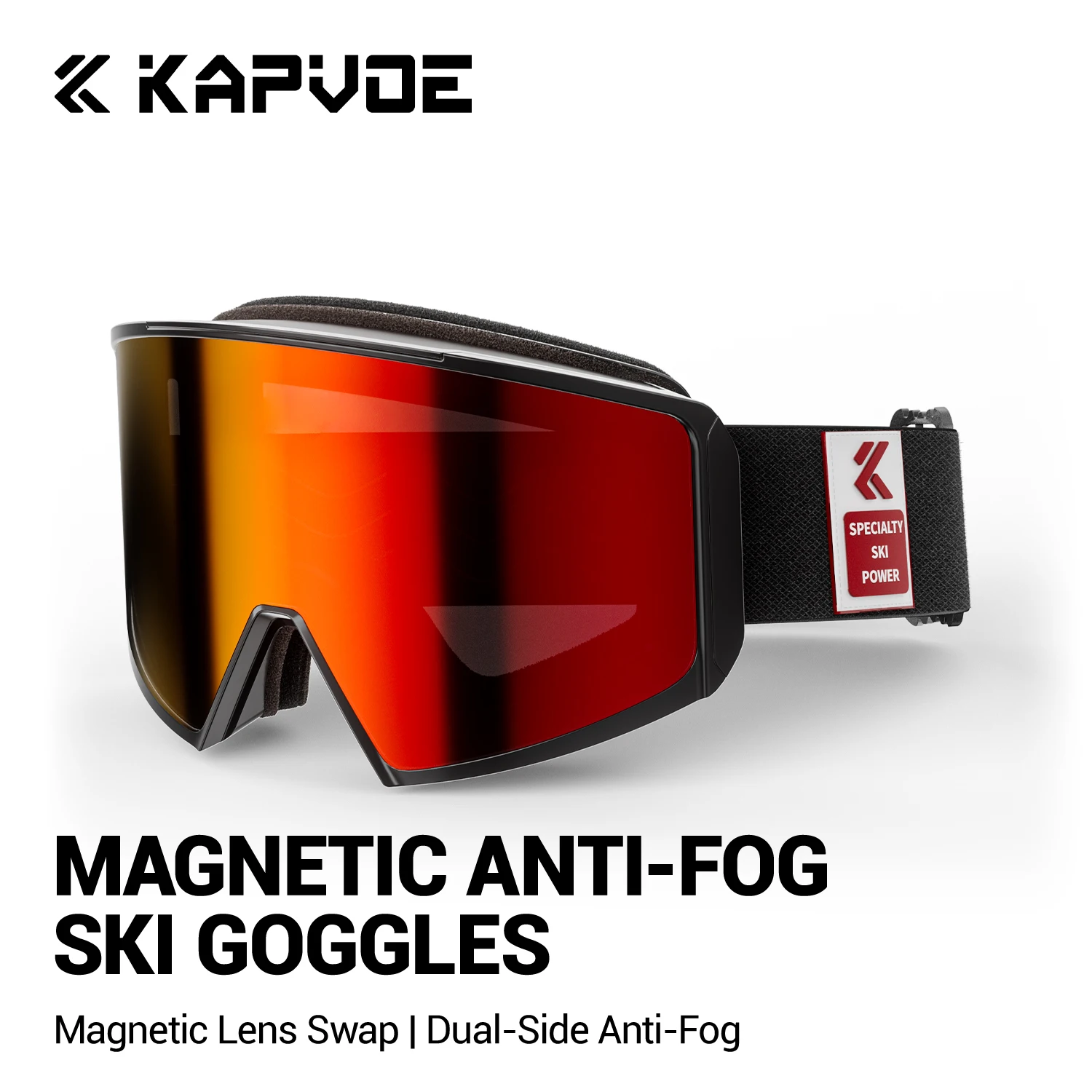 

Kapvoe Snow Goggles Women Men Anti-Fog Ski Goggles Snowboarding Snow Skiing Mask UV400 Lens Snowmobile Motorcycle Glasses